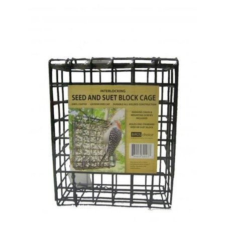 BIRDS CHOICE Birds Choice BLOCK CAGE Recycled Seed Suet Block Cage BLOCK CAGE